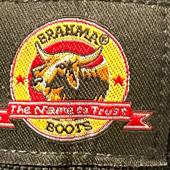 BRAHMA MEN'S STEEL TOE BLACK WORK BOOTS  Shock Absorbent Weight Dispersion. - Picture 7 of 13